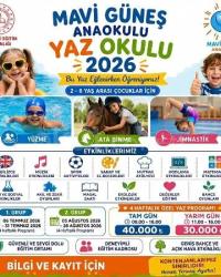 Mavi Güneş Anaokulu'nda Yaz Okulu Başlıyor!