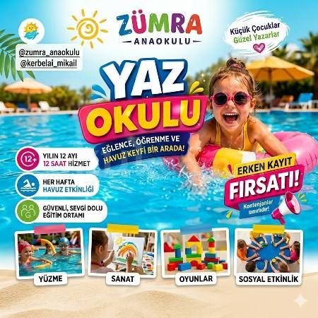 Zümra Anaokulu’nda Eğlence, Öğrenme ve Havuz Keyfi Bir Arada!