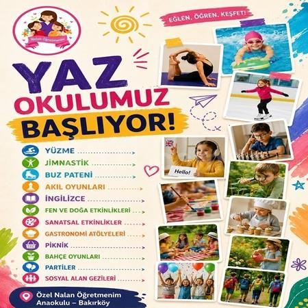 Yaz Okulumuz Başlıyor! 🌞🎉