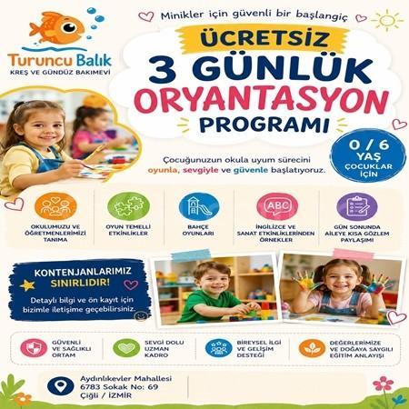 Ücretsiz 3 Günlük Oryantasyon Fırsatı!
