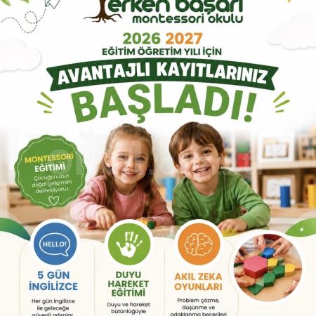 🌿 2026-2027 Eğitim Öğretim Yılı Avantajlı Kayıtlarımız Başladı!