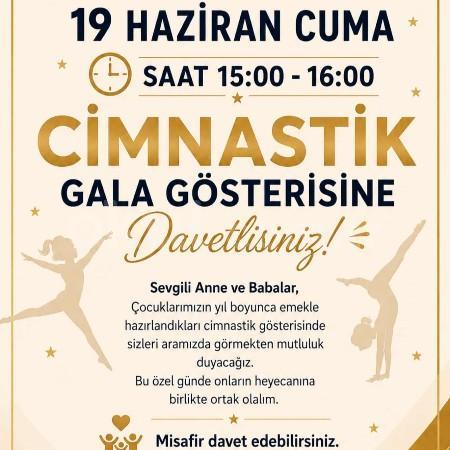 Cimnastik Gösterimize Davetlisiniz!