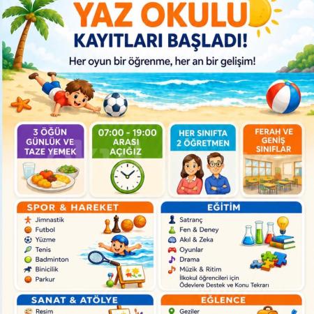 Melodi Kreş Yaz Okulu Başlıyor! ☀