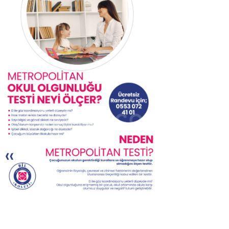 METROPOLİTAN TESTİ ÜCRETSİZ