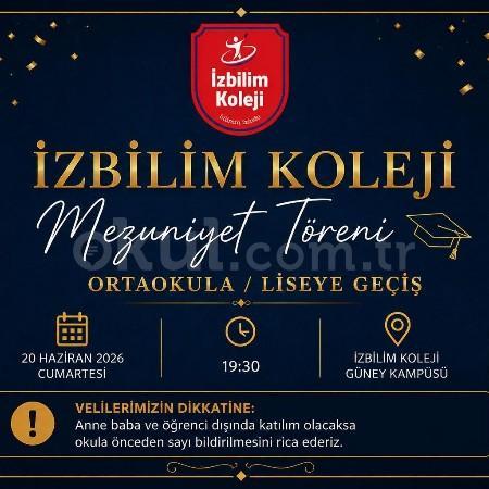 Büyük Gün Geliyor: Torbalı İzbilim Koleji Mezuniyet Törenine Davetlisiniz! 🎓