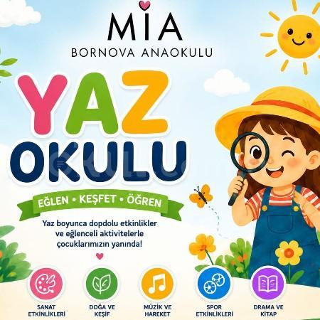 Mia Bornova’da Eğlence ve Macera Dolu Yaz Okulu Başlıyor! 🎨