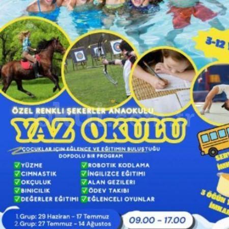 Özel Renkli Şekerler Anaokulu Yaz Okulu Başlıyor!