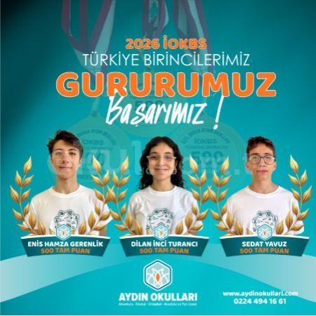 Aydın Okulları Gurur Tablosu!