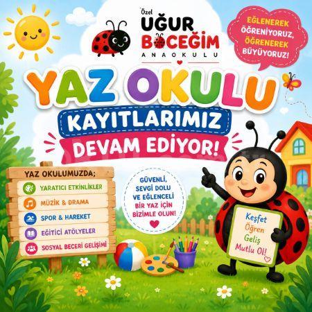 Yaz Okulu kayıtlarımız devam ediyor.