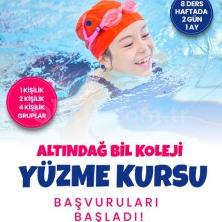 ALTINDAĞ BİL KOLEJİNDE YÜZME KURSLARI BAŞLIYOR!!!