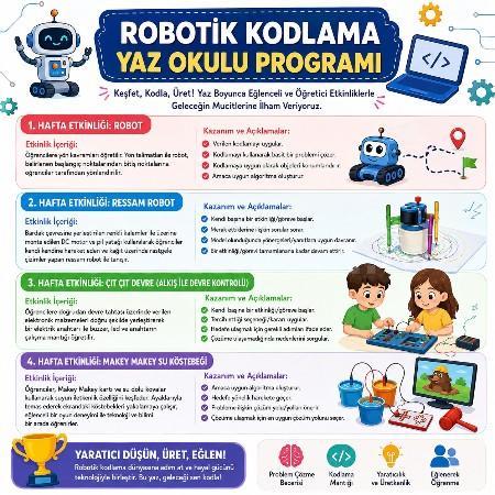 🤖 Robotik Kodlama Yaz Okulu Programı