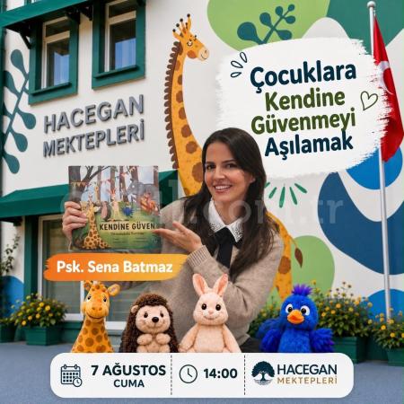 Çocuklara Kedine Güvenmeyi Aşılamak” söyleşisine Davetlisiniz !