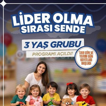 📢Güneşli Lider Kolejinde 3 yaş grubu programı açıldı!