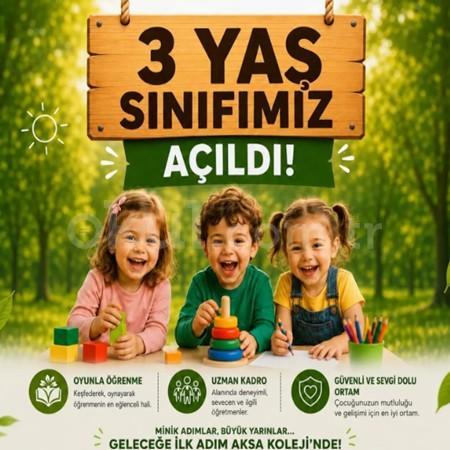 📢 3 Yaş Sınıfımız Açıldı! 📢