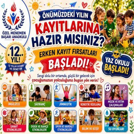 🎉 2026-2027 Eğitim Öğretim Yılı Erken Kayıt Fırsatları Başladı!