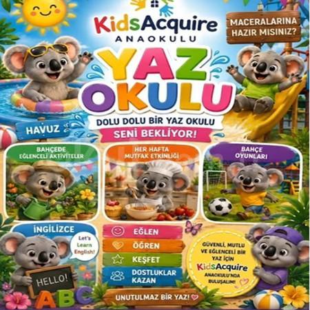 KidsAcquire Anaokulu Yaz Okulu kapılarını açıyor! 