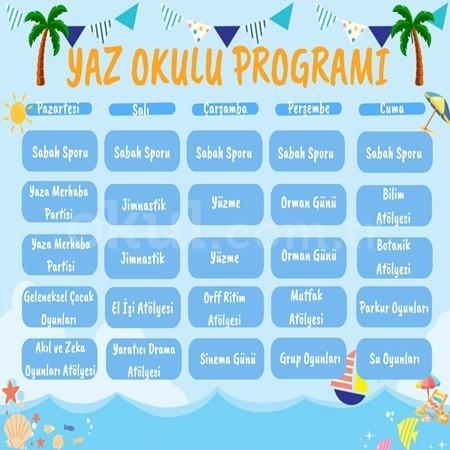 Yaz Okulu Programımız Başladı! ☀️🌴