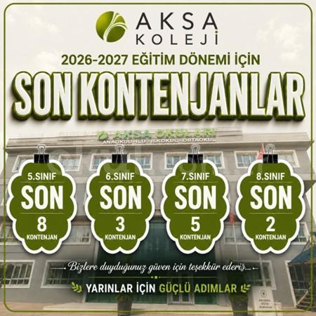 📢 2026-2027 Eğitim Öğretim Dönemi için SON KONTENJANLAR!