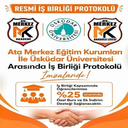 ATA Merkez Eğitim Kurumları olarak Üsküdar Üniversitesi ile iş birliği protokolümüzü imzaladık.