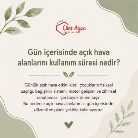 Gün İçerisinde Açık Hava Alanlarını Kullanım Süresi Nedir?