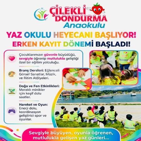 Çilekli Dondurma Anaokulu’nda sevgi, güven ve eğitim bir arada büyüyor.