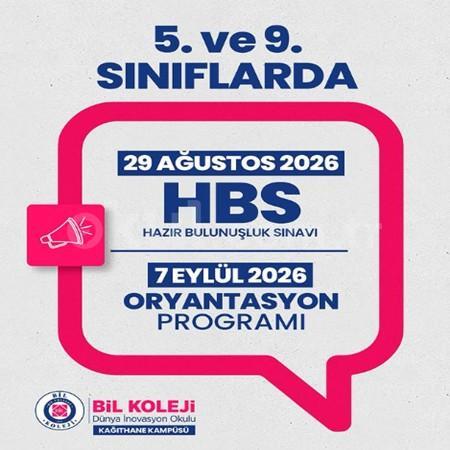 5. ve 9. Sınıflar (29 Ağustos HBS / 7 Eylül Oryantasyon)