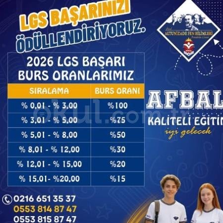 LGS başarınızı ödüllendiriyoruz 🏆