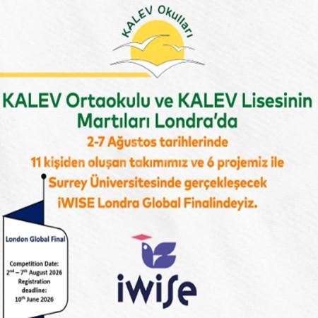 "iWISE Londra Global Finali: 2 – 7 Ağustos 2026"