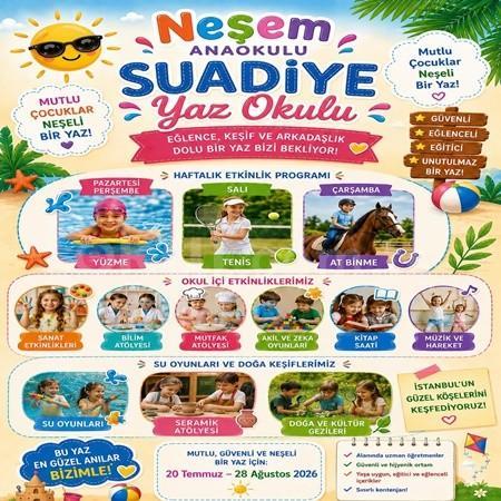 Neşem Suadiye Yaz Okulu'nda Eğlence Dolu Bir Yaz! ☀️🌴