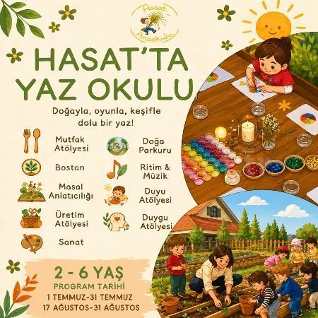 Hasat'ta Yaz Okulu Kayıtlarımız Devam Ediyor! 🌿☀️