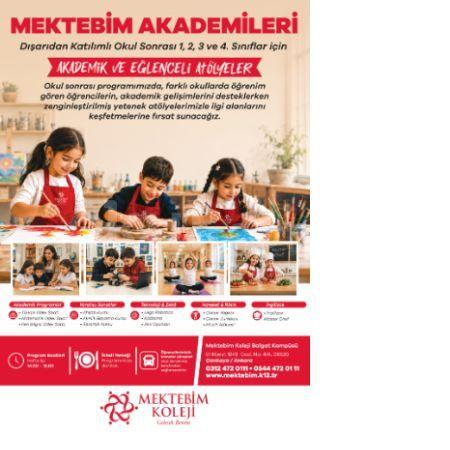 Akademik Kurs (Dışarıdan Katılımlı Okul Sonrası 1, 2, 3 ve 4. Sınıflar için )