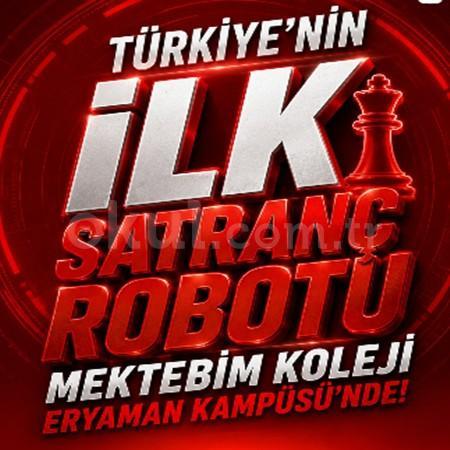 Türkiye’nin İLK Satranç Robotu Mektebim Koleji Eryaman Kampüsü’nde! 🤖♟️