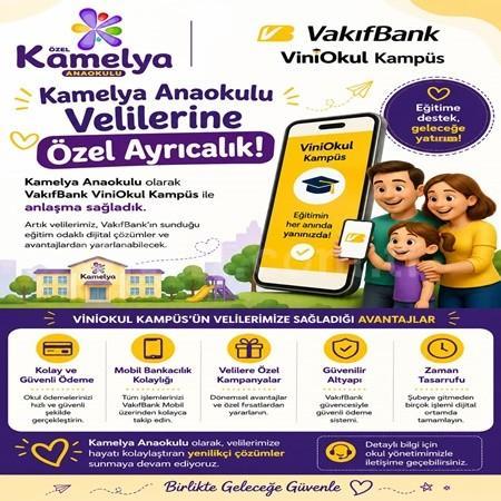 Kamelya Anaokulu Velilerine Özel Viniokul Kampüsü Ayrıcalığı! 💜✨