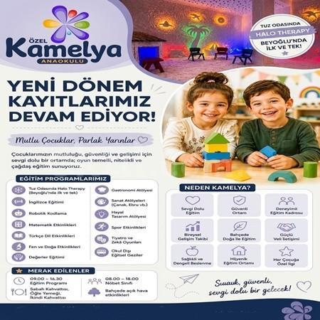 Kamelya Anaokulu'nda Yeni Dönem Kayıtları Devam Ediyor! 🌈✨