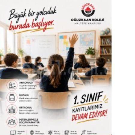 MALTEPE OĞUZKAAN KOLEJİ 1.SINIF KAYITLARIMIZ DEVAM EDİYOR