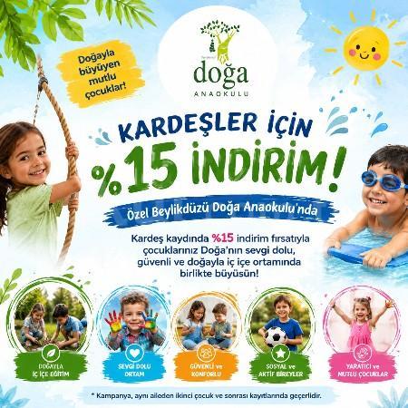 Kardeş Öğrencilere Özel %15 İndirim Fırsatı! 👧🏻👦🏻✨