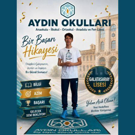 TÜRKİYE 1.Sİ ÖĞRENCİMİZ GALATASARAY LİSESİ'NE YERLEŞTİ!