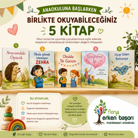 Anaokuluna Başlarken Birlikte Okuyabileceğiniz 5 Kitap