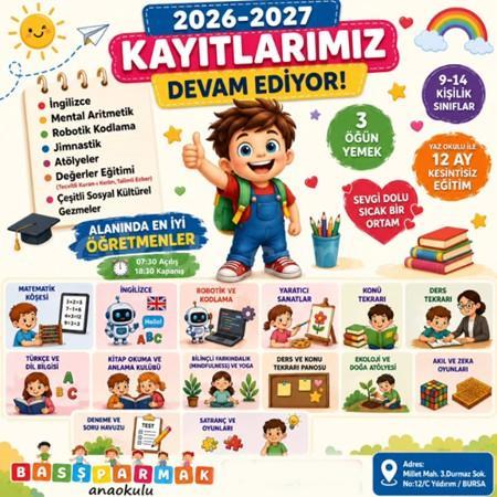 2026-2027 Kayıtlarımız Devam Ediyor! 🎓🌈