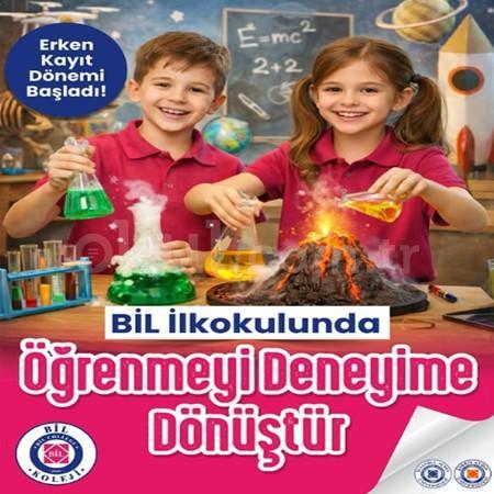 BİL İlkokulu’nda çocuklarımız soru sorarak öğrenir, keşfederek gelişir.