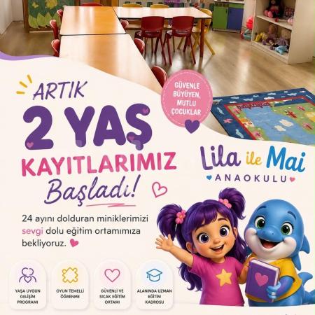 2 yaş kayıtlarımız başladı