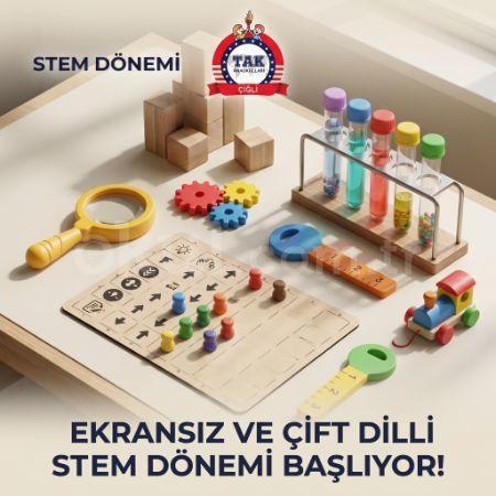 Özel TAK Çiğli Anaokulunda Çift Dilli STEM Dönemi Başlıyor