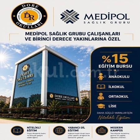 Medipol Sağlık Grubu Çalışanlarına Özel %15 Eğitim Bursu! 🎓💙