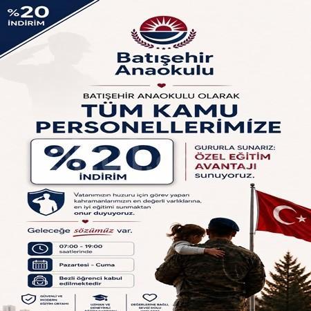 Tüm Kamu Personelimize Özel %20 İndirim!