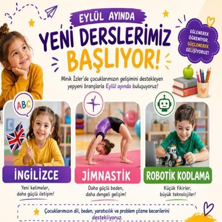 ✨ Eylül’de Minik İzler’de yepyeni dersler başlıyor! ✨