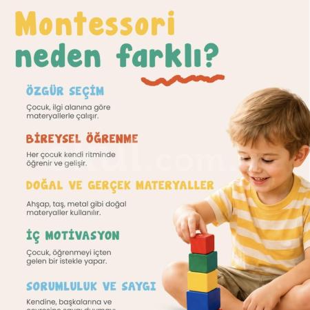 Küçük Hazineler’de Montessori Sisteminin Önemi🌍🌸🌱