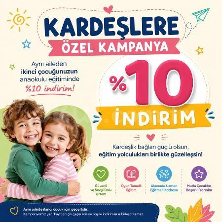 Kardeşlere Özel %10 İndirim Fırsatı!