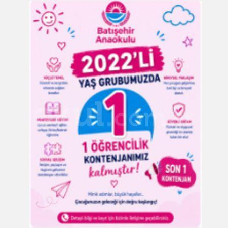 2022 Doğumlu Yaş Grubumuzda Yalnızca 1 Öğrencilik Kontenjanımız Kalmıştır.