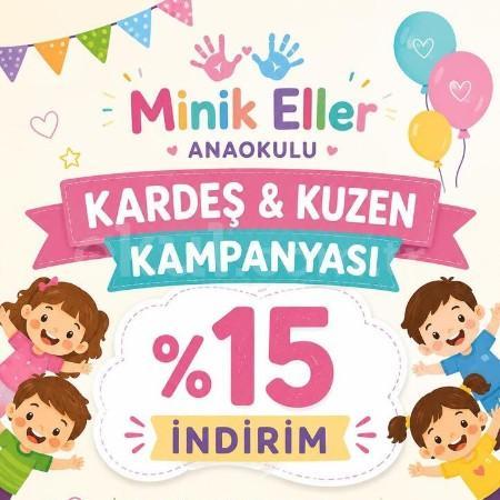 Kardeş ve Kuzenlere Özel %15 İndirim Fırsatı!