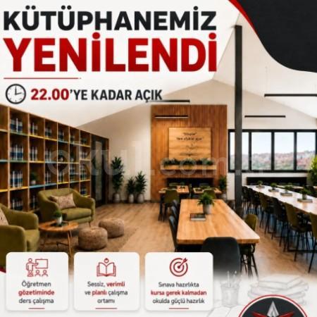 Okulumuzun kütüphanesi yeni ve modern bir anlayışla yenilendi